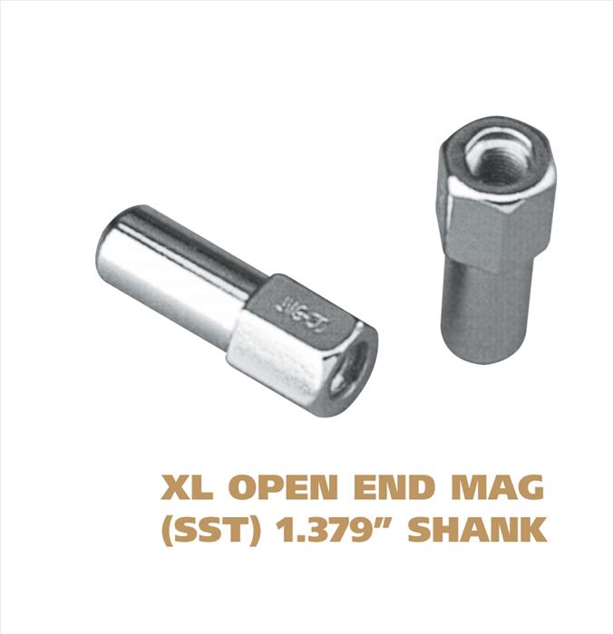 XL Open End Mag 1.38 Shank (SST) - 13/16 Inch Hex Chrome Plated